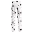 thumbnail image 5 of Trgacdwlo Funny Pumpkin Ghost Pj Bottoms for Women Fall Halloween Pj Pants Women Vintage Ghost Pattern Elastic Waist Sleep Pants for Women Soft, 5 of 9