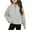 Gray, variant on TFEOQRY Children Girls' Hoodless Sweatershirt Half Zip Crewneck Sweatshirt Long Sleeve Pullover Tops Solid Color Sweatshirts