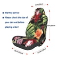 thumbnail image 2 of Lsque Watercolor Tropical Flowers Pattern Car Seat Covers for Front Seats , Waterproof Seat Covers for Cars, Sporty Front Seat Covers,Car Seat Cover Protector Front Seats, 2 of 5