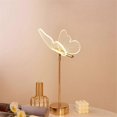 thumbnail image 2 of Butterfly Table Lamp USB 1800 MAh Rechargeable Ambiance Night Lights 3 Color Light Changing LED Desk Lights, 2 of 5