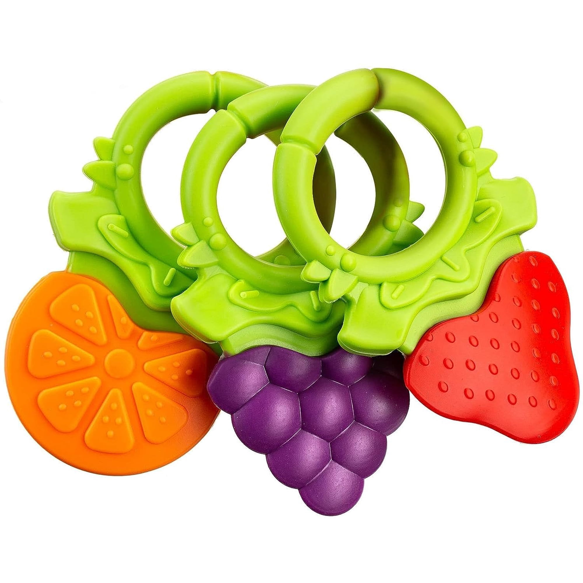 Baby Teething Toys for Newborns 0-6 Months | Textured Silicone Teethers for Infants 6-12 Months | Soothes Baby's Gums | 3 Pack