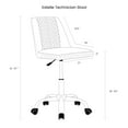 thumbnail image 6 of ESTELLE Office Desk Chair Armless, 18"-24" Adjustable Height for Home Office, Conference Room, Bar, Waiting Area, Coffee Diamond, 6 of 6