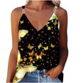 thumbnail image 2 of Workout Tops for Women GaThRRgYP Womens Tops Clearance under $5,2025 Women's Spring and Summer New Tank Neck Print Casual Fashion Top Blue XL, 2 of 5