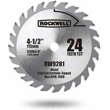 Rockwell Compact Circular Saw 4.5-Inch Tct Blade