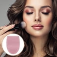 thumbnail image 6 of Unique Bargains Semi-oval Makeup Brush Cleaner 1 Pc Pink, 6 of 6