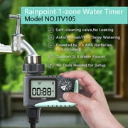 RainPoint Digital Hose Timer, Programmable Automatic Sprinkler Watering Controller for Garden Outdoor (ITV105)
