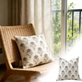 thumbnail image 1 of Reversible Decorative Throw Pillow Cover with Hidden Zipper and Textured Pattern for Home, 1 of 4