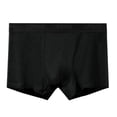 thumbnail image 2 of Ceisia Men's Solid Cotton Stretch Mid-Rise Boxer Briefs for Comfort & Daily Wear Black XL Gifts, 2 of 3