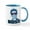 White/Blue Inside, variant on CafePress - Hillary BOSS Mug - 11 oz Ceramic Mug - Novelty Coffee Tea Cup