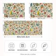 thumbnail image 2 of Yayeee Pillowcase Standard Size Set of 2 Satin Wrinkle Resistant Pillow Case, Beige Cartoon Animals, 2 of 8