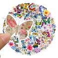 thumbnail image 3 of 200 pegatinas de vinilo con forma de mariposa para botellas de agua, vasos, maletas, patinetas, parachoques, álbumes de recortes, tazas, pegatinas de regalo para niños, adolescentes y adultos, 3 of 5