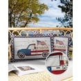 thumbnail image 3 of Outdoor Pillow Covers Throws USA Flag Farm Truck Red Blue Plaid,Waterproof Pillow Cases Pack of 2 Independence Day Wooden Grain,Durable Cushion Cover Pillowcase for Patio Balcony Couch Garden, 3 of 7