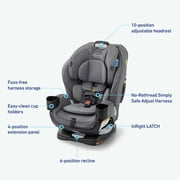 Graco Extend2Fit 3-in-1 Car Seat, Cullen, Grey