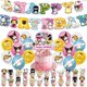 thumbnail image 3 of Lindo juego de globos de Hello Kitty para decoración de cumpleaños, pancarta desechable para decoración de tartas, banderines colgantes, suministros para fiestas de cumpleaños de la serie Sanrio, 3 of 3