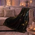 thumbnail image 6 of Gothic Moonlit Library Portrait Flannel Blanket for Couch Sofa Bed, Dark Castle Romance Home Decor for Women Men, Medieval Art Gift for Birthday Halloween Reading Room, 6 of 9
