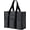Dark Grey, variant on Large Tote Bag for Women Waterproof with 12 Pockets Top Zipper Closure Utility Teacher Nurse Bags for Work School(Pink)