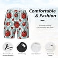 thumbnail image 5 of Xecao Insects for Men's Swimming Trunks Swim Trunks Quick Dry Swim Shorts with Mesh Lining Funny Swimwear Bathing Suits, 5 of 9