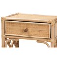 thumbnail image 5 of Baxton Studio Camara Modern Bohemian Natural Brown Rattan 1-Drawer Nightstand, 5 of 5