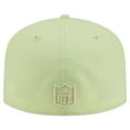 thumbnail image 4 of Men's New Era Light Green Green Bay Packers Color Pack A-Frame 59FIFTY Fitted Hat, 4 of 6
