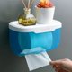 thumbnail image 3 of Caja de soporte de papel higiénico sin perforaciones, almacenamiento impermeable, estante de almacenamiento de papel higiénico, toalla de papel, caja de almacenamiento de baño de cocina, 3 of 4