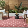 thumbnail image 4 of Nourison Essentials Outdoor Brick Ivory 8' x 10' Area Rug (8x10), 4 of 9