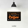 thumbnail image 4 of Witches Brew Dark Roast Coffee Metal Tin Sign For Home Bar Cafe Coffee Station Garage Kitchen Wall Decor Retro 8X12 Inch Halloween Decor, 4 of 5