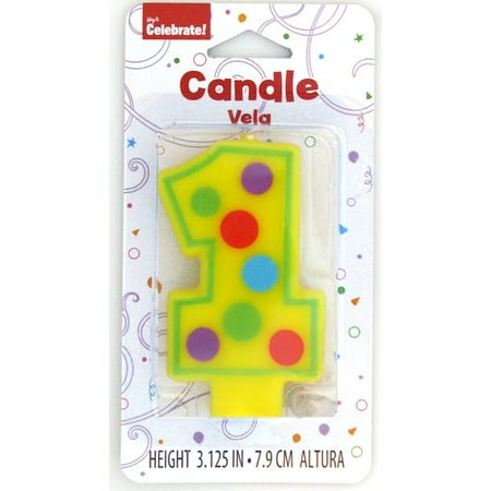 1 Numeral Candle
