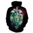 thumbnail image 5 of Sudadera con capucha con estampado 3D de león para hombre, sudadera con capucha para primavera y otoño, sudaderas informales de gran tamaño y holgadas, ropa de calle, 5 of 5