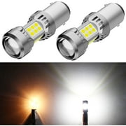 Phinlion 3200 Lumens 2057 1157 2357 7528 6000K White LED Light Bulb Super Bright 3030 30-SMD LED Replacement for Back