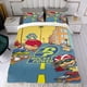 thumbnail image 4 of Roket Power Conjunto de sábanas temático, trío de piezas, cómodo y amigable con la piel, diseño único, regalo de decoración para el hogar para familiares, amigos y fans,173cm *218cm, 4 of 6