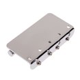 thumbnail image 4 of HonHaione Chrome Vintage Style Bridge For Fender Jazz Bass Guitar 4-String with 4 Scr, 4 of 8