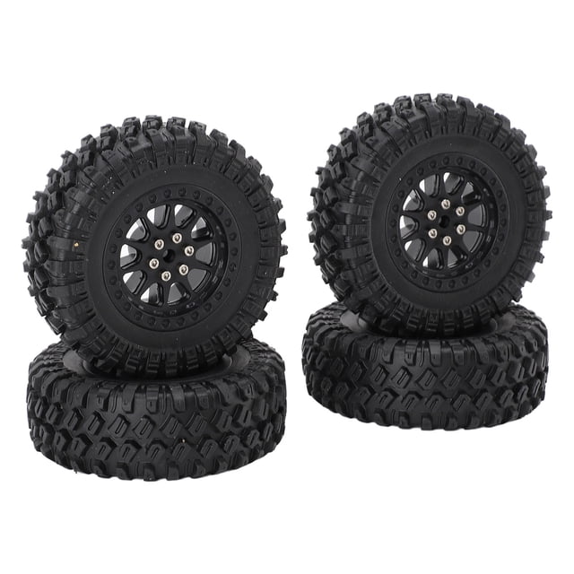 RC Truck Wheel Tires, Rubber Tires, Designed for MN82 and LC79 RC Cars. Stylish and Slick, Enhance Your Racing Experience with Ease of Use for Installation and Replacement