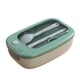 thumbnail image 1 of 2 Compartments Lunch Bento Box Leak Proof Food Storage Container Freezer Dishwasher Microwave SafeGreen, 1 of 2