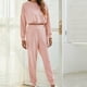thumbnail image 4 of Conjunto de tops deportivos de manga larga para mujer, cintura elástica, pantalones largos, conjuntos de pijamas Fridja  nalpqowj17015, 4 of 7