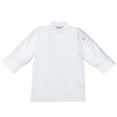 thumbnail image 3 of Chef Works Men's Morocco Chef Coat, Three-Quarter Sleeve Chef Jacket with Pockets, 3XL, White, 3 of 6