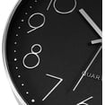 thumbnail image 6 of Black Wall Clock 12 Inch Silent Non Ticking Quartz Battery Operated Round Clock Easy to Read for Office Classroom School Home Living Room Bedroom Kitchen Decor, 6 of 9