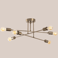 thumbnail image 4 of 6 Lights Metal Body Sputnik Chandelier, 4 of 5