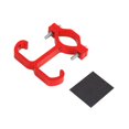thumbnail image 5 of Gancho delantero para bicicleta, gancho para scooter, soporte de gancho doble para accesorios de motocicleta, para bicicletas eléctricas Rojo, 5 of 5