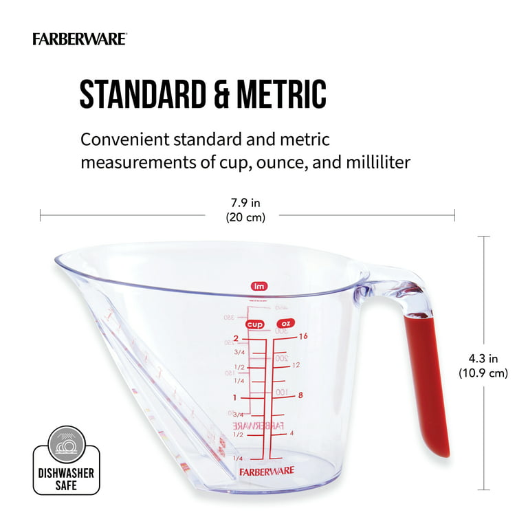 2lbDepot 1/3 Cup Measuring Cup Stainless Steel Metal, Accurate, Engraved  Markings US & Metric (80 ml), Wet Liquids & Dry Food Ingredients for  Kitchen