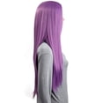 thumbnail image 2 of Onedor 31 Inches Long Straight Lavender Synthetic Hair Women Full Head Cosplay Wig with Wig Cap (T3612 - Lavender), 2 of 8