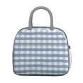 thumbnail image 2 of Lunch Bag Lunch Box for Women Reusable Insulated Lunch Cooler Bags,Large Capacity for Work Travel Picnic,Water-Resistant Multicolored Checkered Retro Lunch Tote Bag Gifts for Woman Mom Grey, 2 of 6