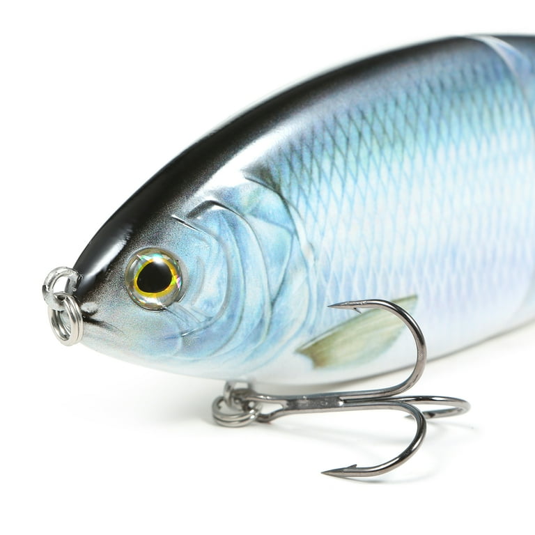 ods lure Fishing Lure Glide Bait Jointed Swimbait Artificial Fishing Bait  with Hooks for Bass Trout Pike Walleye