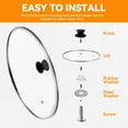 thumbnail image 2 of 2 Pcs Universal Pot Lid Replacement Knobs, Silicone Heat Resistant Pan Cover Holding Handles, Great for Slow Cookers, Skillets and Kitchen Cookware Lids and Covers 1, 2 of 4