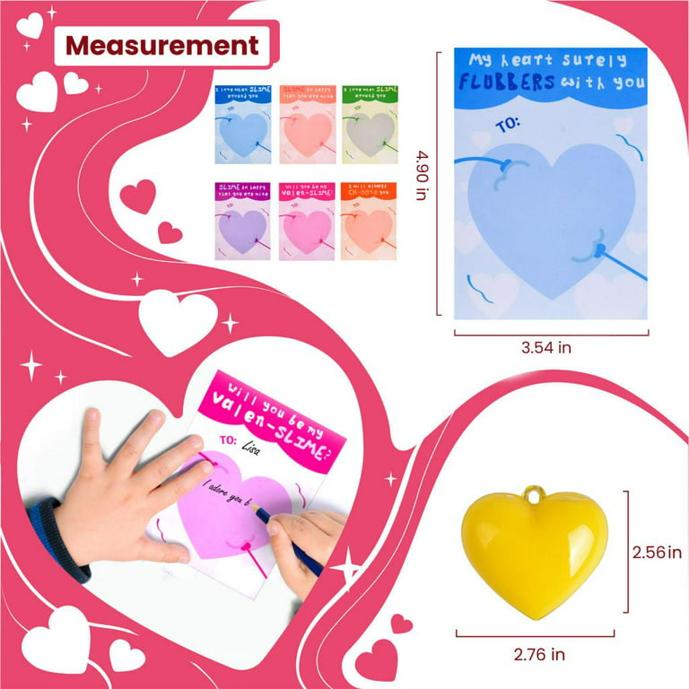 Valentines Day Foam Heart Crafts Kit in Bulk for Kids Classroom Exchange  Gifts Party Favor Valentines Day Craft 12Pcs