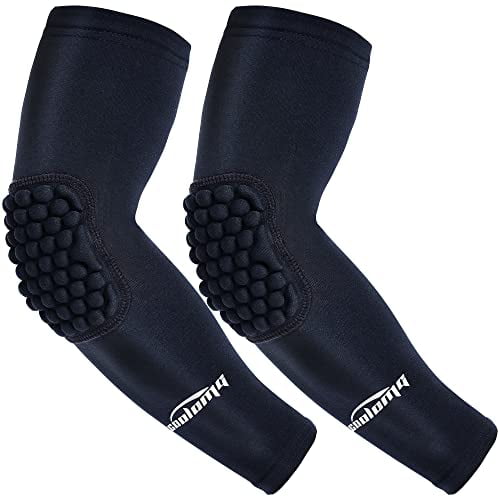 Compression Arm Sleeves for Basketball Football Baseball and Other Activities 30+ Colors,Youth & Adult 1 Pair COOLOMG 