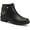 Black Smooth, variant on Giani Bernini Womens Brennin Faux Suede Almond Toe Ankle Boots