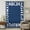 Blue, White, Navy, variant on White Letters Sheer Curtains 54 Inches Long for Bedroom, Modern Minimalist Style Sky Grey Light Filtering Privacy Drapes, Breathable Semi Sheer Window Treatment for Bathroom Dining Room Kitchen