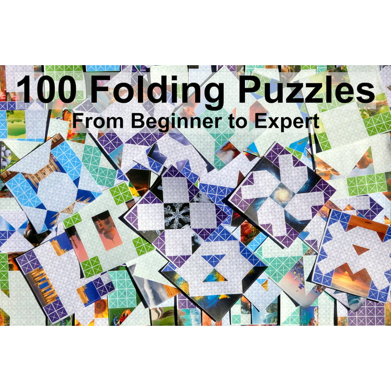  FOLDOLOGY - The Origami Puzzle Game! Hands-On Folding Brain  Teasers. Stocking Stuffer/Gift for Tweens, Teens & Adults. Fold The Paper  to Complete The Picture. 100 Challenges, Ages 10+ : Toys 
