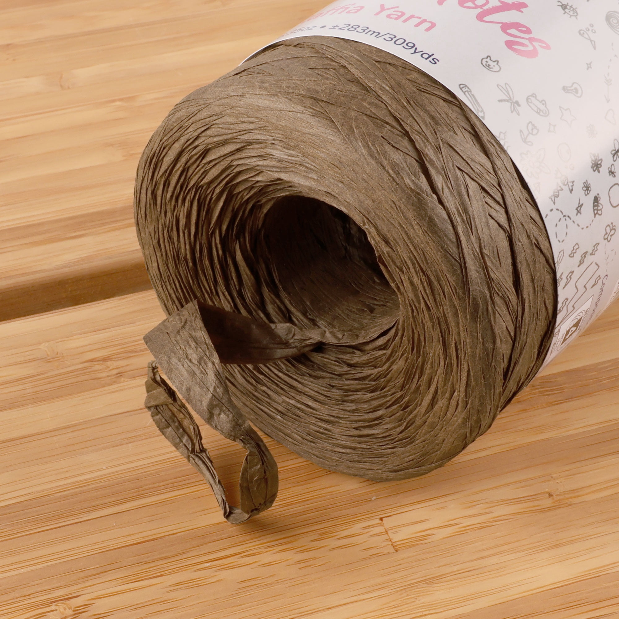 JubileeYarn Paper Notes Yarn - 180g/Cone Worsted Paper - Legally Brunette - 4 Cones