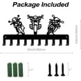 thumbnail image 3 of Motorcycles Key Holder 3 Styles Motorcycles Decoratice Key Hook 10 Hooks Wall Mounted Key Rack Hanger Organizer Black Iron Home Decor, 3 of 9